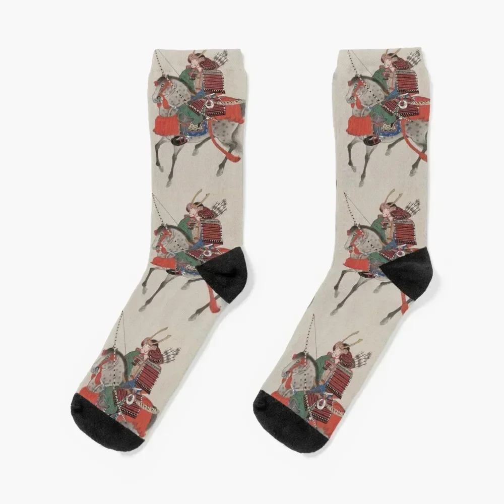 Samurai Socks floor anime sheer crazy Man Socks Women's