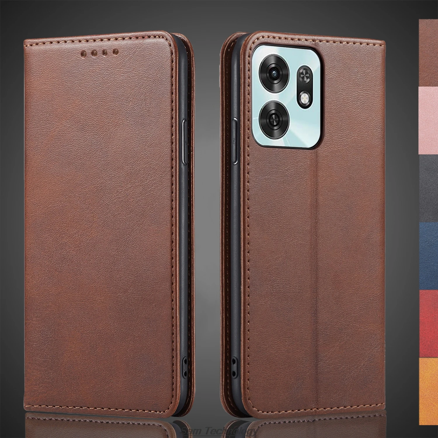 

Magnetic attraction Leather Case for Huawei Honor X6d Holster Flip Cover Case Wallet Phone Bags Capa Fundas Coque