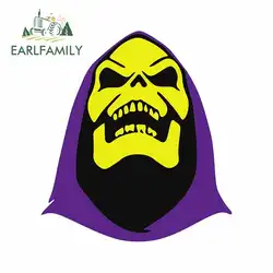 EARLFAMILY 13cm x 11.8cm For Skeletor He-Man Occlusion Scratch Car Stickers Creative Decal JDM ATV RV Waterproof Decor