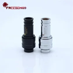 FREEZEMOD ZSZT-T1 Computer Pc Water Cooler Fitting Stop Adapter Copper Fitting Double Female Two-Side Shut Off Water. ZSZT-T1