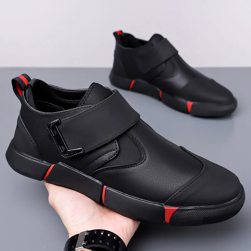 Casual Shoes for Men Designer Sneakers Leather Shoes for Men Italiano Casuales Luxury Brand Office Shoes Men Zapatillas Hombre