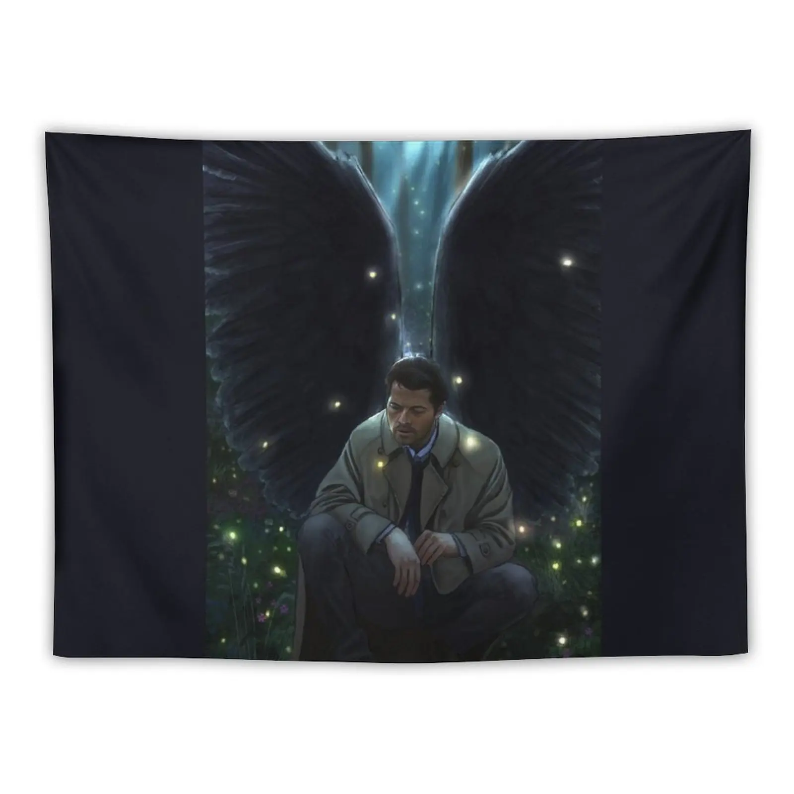 New With the Fireflies Tapestry Aesthetics For Room Aesthetic Room Decoration Carpet On The Wall Tapestrys