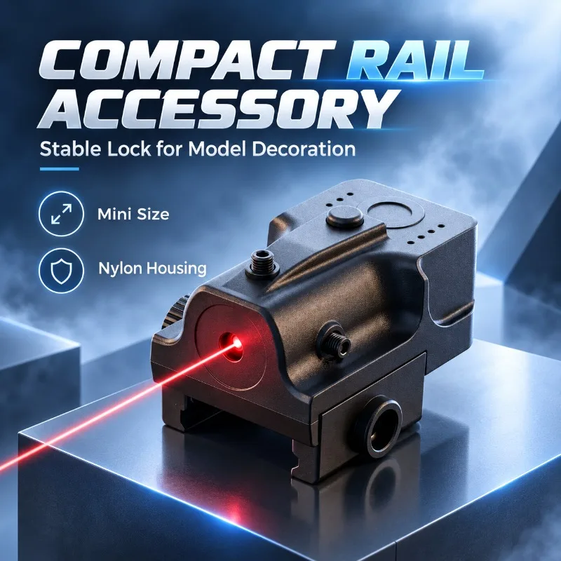 Four-way Tunable Nylon Beam Indicator Kit, Mini Portable Stable Lock Ornament for Universal Rail Model Decor