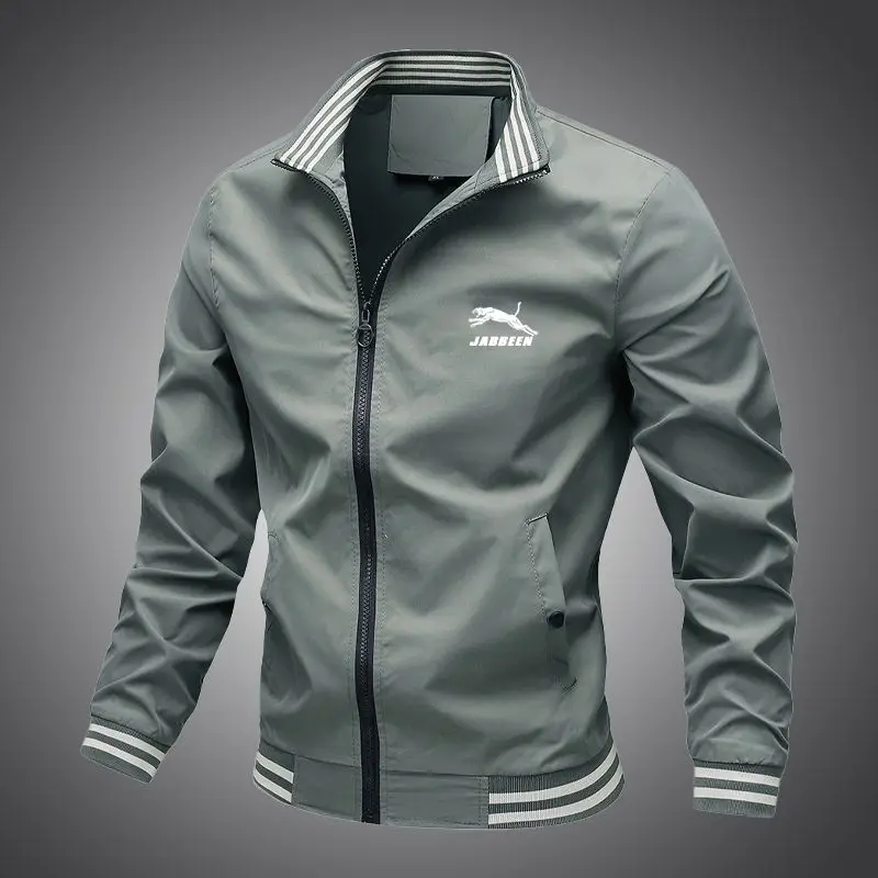 

Men's spring and autumn new casual stand-up collar windproof top