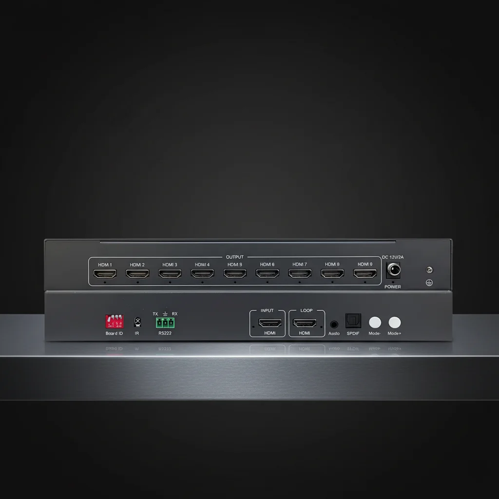 Industrial-Grade 4K60 Processor, FPGA Architecture, Channel Backup, for Exhibition Hall Displays
