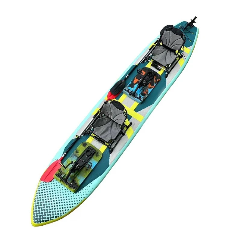 

New double inflatable SUP pedal surfboard thickened fishing boat kayak rafting rubber boat