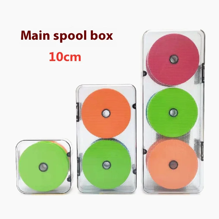 10cm EVA Foam Winding Plate Fishing Line Storage Spool Fly Fishing Equipment With Storage Box To Store Fishing Tools