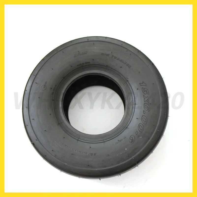 15X6.00-6 Tubeless Tire 15*6.00-6 Tyre for Citycoco Electric Scooter 168CC Karting Go Kart Motorcycle Accessories Parts