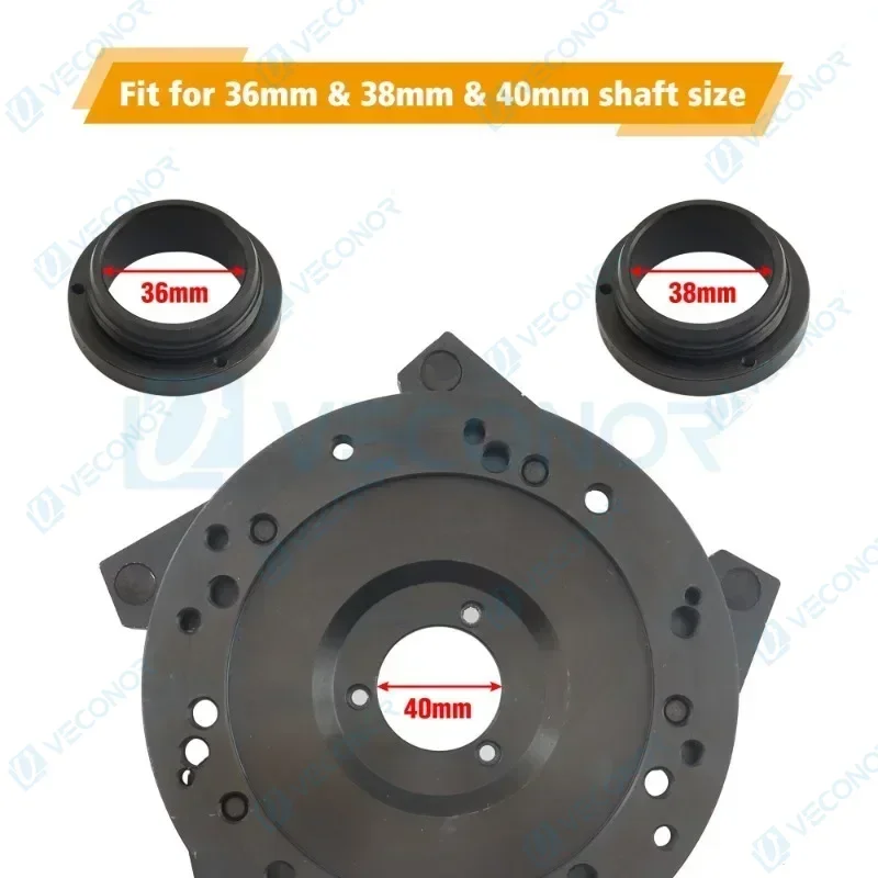 VECONOR Multiple Universal Wheel Balancer Adaptor Plate Adaptable to Both 36mm 38mm and 40mm Wheel Balancer Shaft for Car