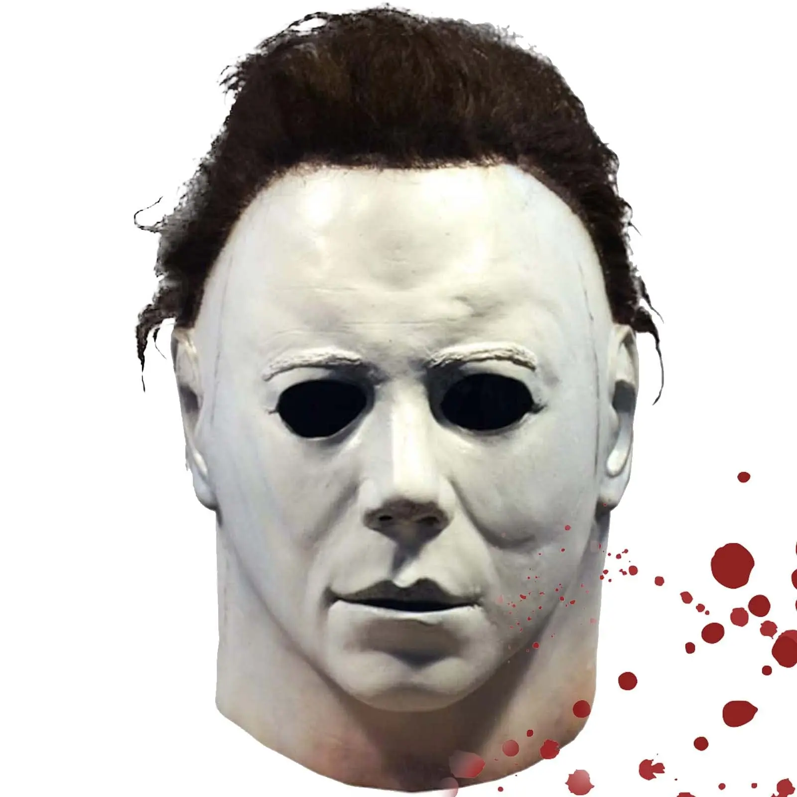 

Michael Myers Masks Kids Latex Michael Myers Face Cosplay Mask With Hair For Halloween Kills Scary Costume Props Movies 1978
