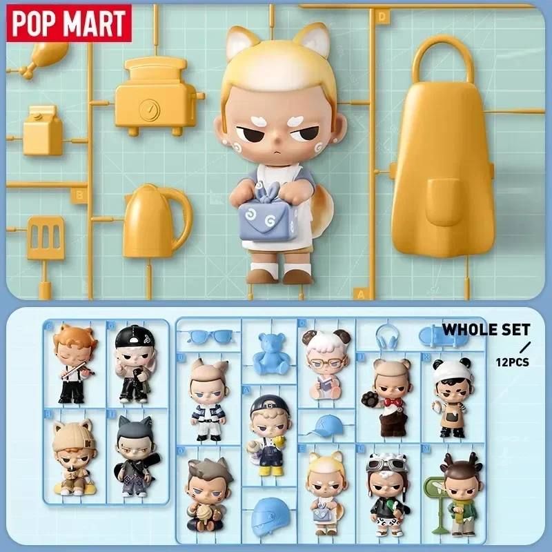 POPMART-Jouets de boîte aléatoire ennemi, figurine d'action d'anime Kawaii, boîte mystère surprise, poupées cadeaux pour filles, série Kubo 24/7 You, Caixa Caja