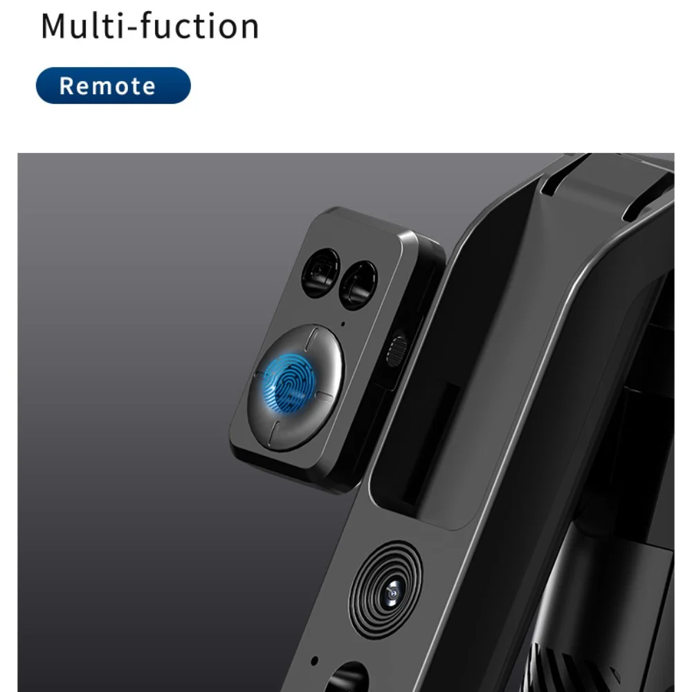 2025 NEW Gimbal Stabilizer Monopod Selfie Stick Foldable Wireless Tripod with Bluetooth Shutter and fill light for IOS Android