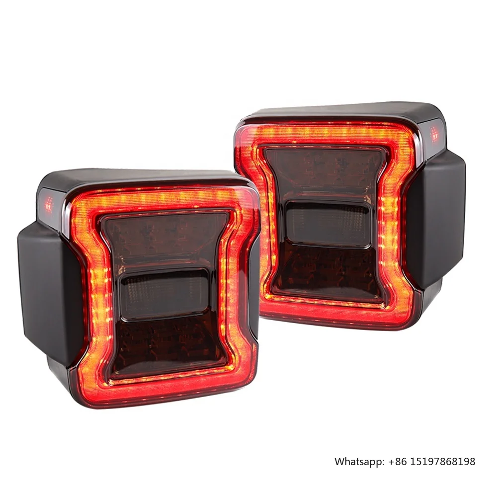 

Smoked Lens LED Tail Lights for Jeep Wrangler JK JKU 2007-2017 Plug & Play