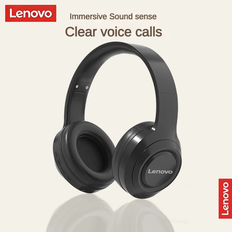 Lenovo Stereo Headset 5.0 Bluetooth Headset Gamer Headphones Gaming Earbuds with Mic for Phone Tablet Laptop Game