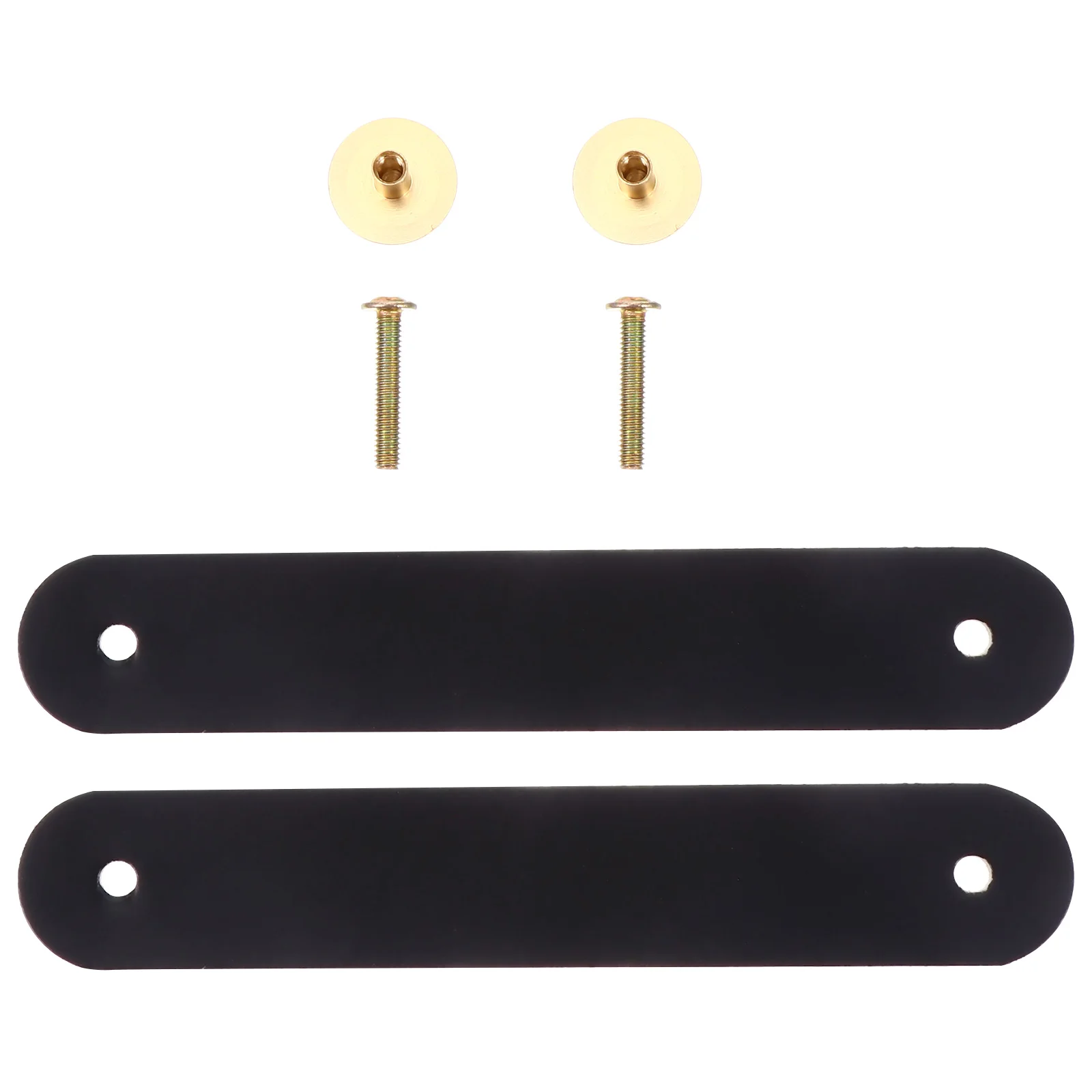 

2Pcs Simple Style Cabinet Door Handles Drawer Pulls Durable Metal Material Home Decoration Replacement