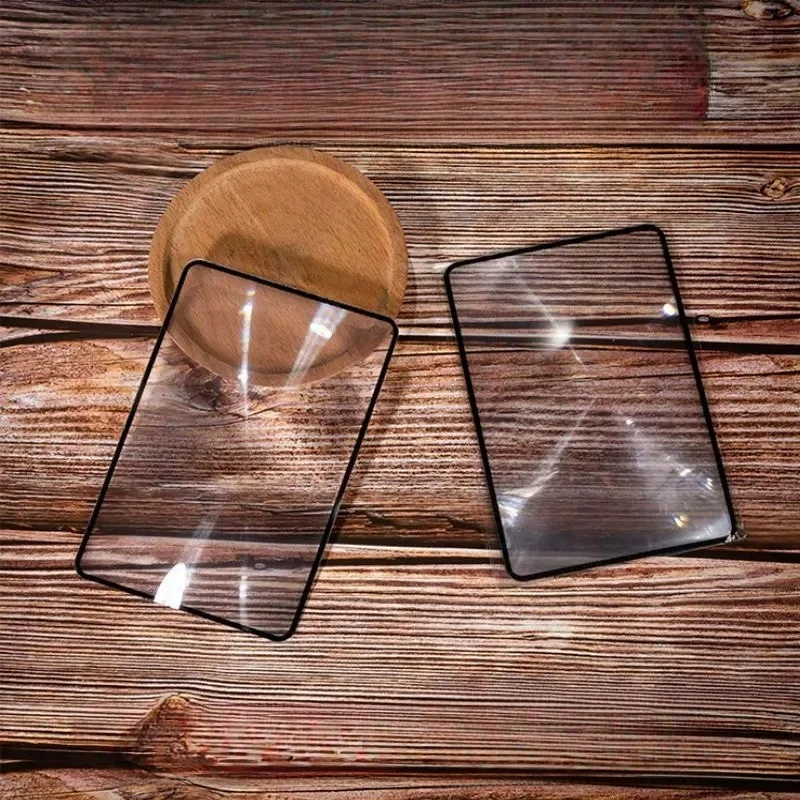 3 Pcs 10X Fresnel Card Magnifier Lightweight Portable Magnifying Lens for Reading Nature Science Exploration