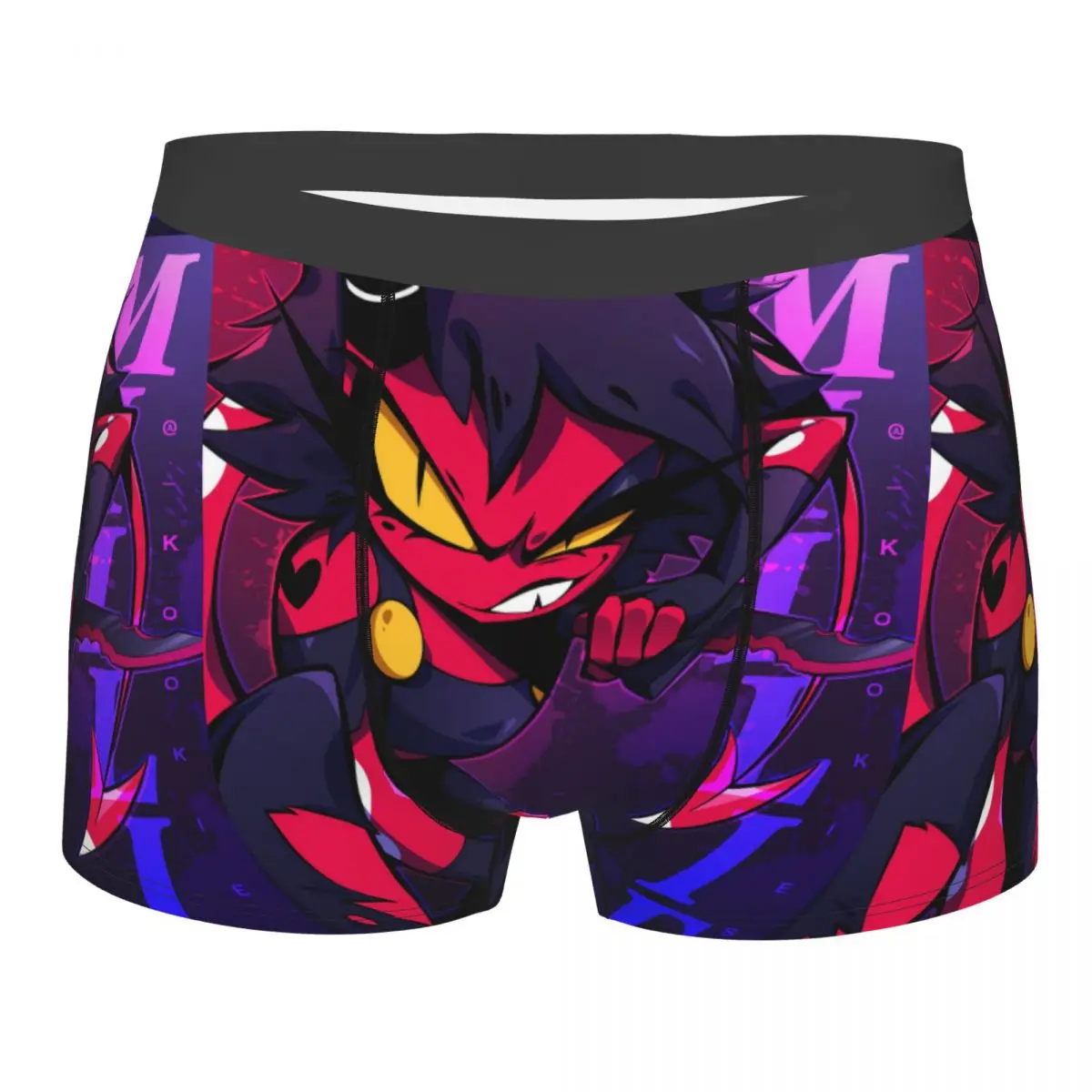 Men Millie Boxer Shorts Panties Breathable Underwear Helluva Boss Anime Homme Funny Plus Size Underpants