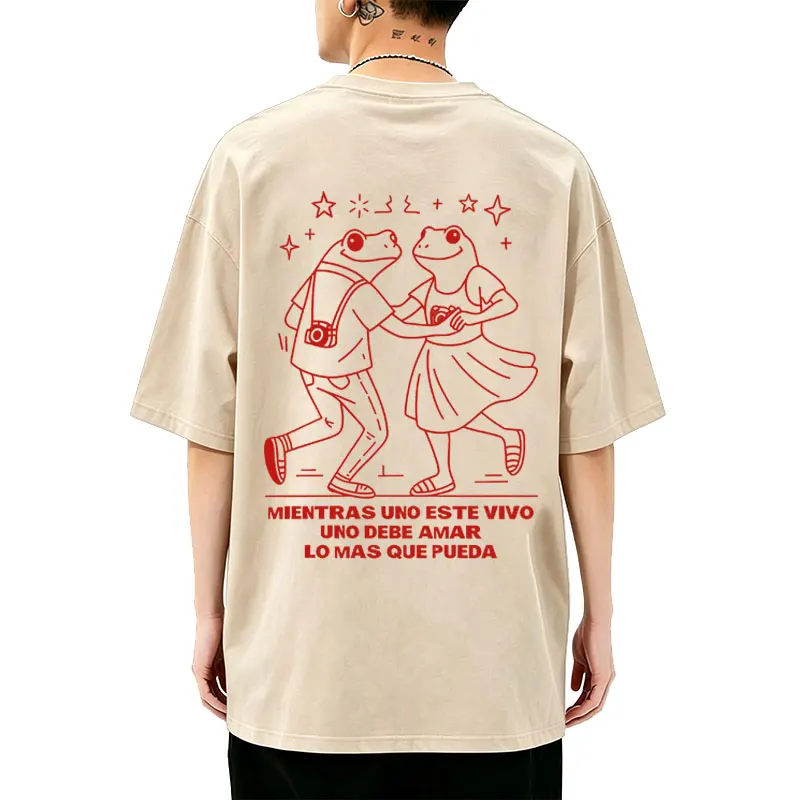 

Hot Sale New Rapper Bad Bunny T-shirt Debi Tirar Mas Fotos DTMF World Tour T Shirts Men Women Hip Hop Fashion Oversized Tshirt