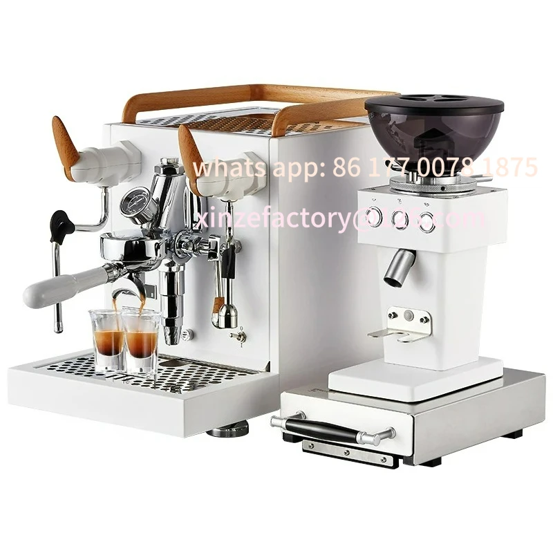 Cafetera personalizable 220V 2200W, máquina de prensado de café multiusos M3124F, comercial profesional automático E61 Express
