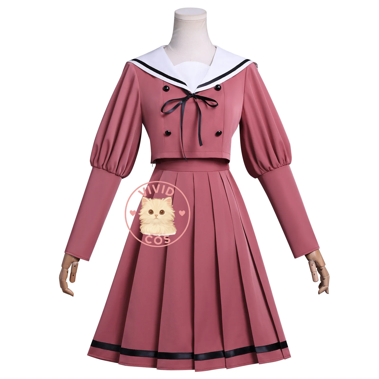 Il fiore profumato fiorisce con la dignità Costume cosplay Anime Kaoruko Waguri Abito carino Gioco di ruolo Donna Anime Con Halloween