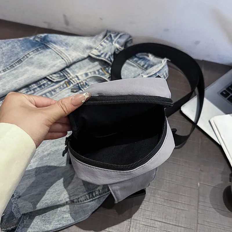 Marken-Brusttasche für Herren und Damen, modische Umhängetasche, wasserdichtes Nylon für Outdoor-Aktivitäten, Laufen, Radfahren, Reisen, Handytasche – Detail 25