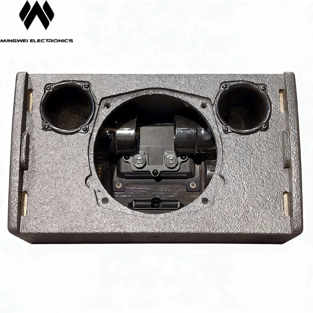 

MW Audio X8 8 Inch Coaxial Monitor Speaker Empty Cabinet Without Driver Professional Sound Box，Dark brown polyurea paint finish