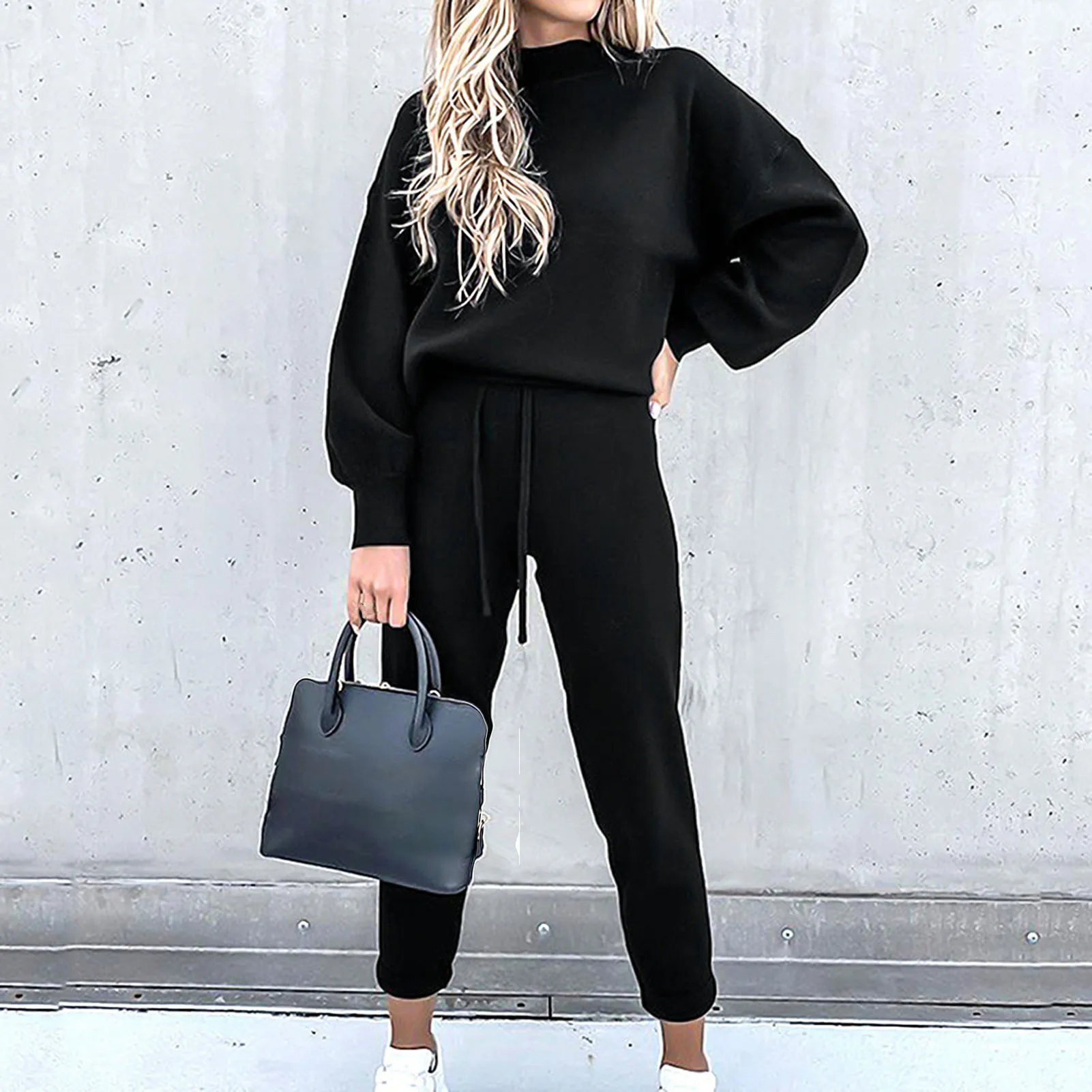 Woman Tracksuit Two Piece Set Winter Warm Tracksuit Pants Pullovers Sweatshirts Female Jogging Woman Clothing Sports Suit Outfit