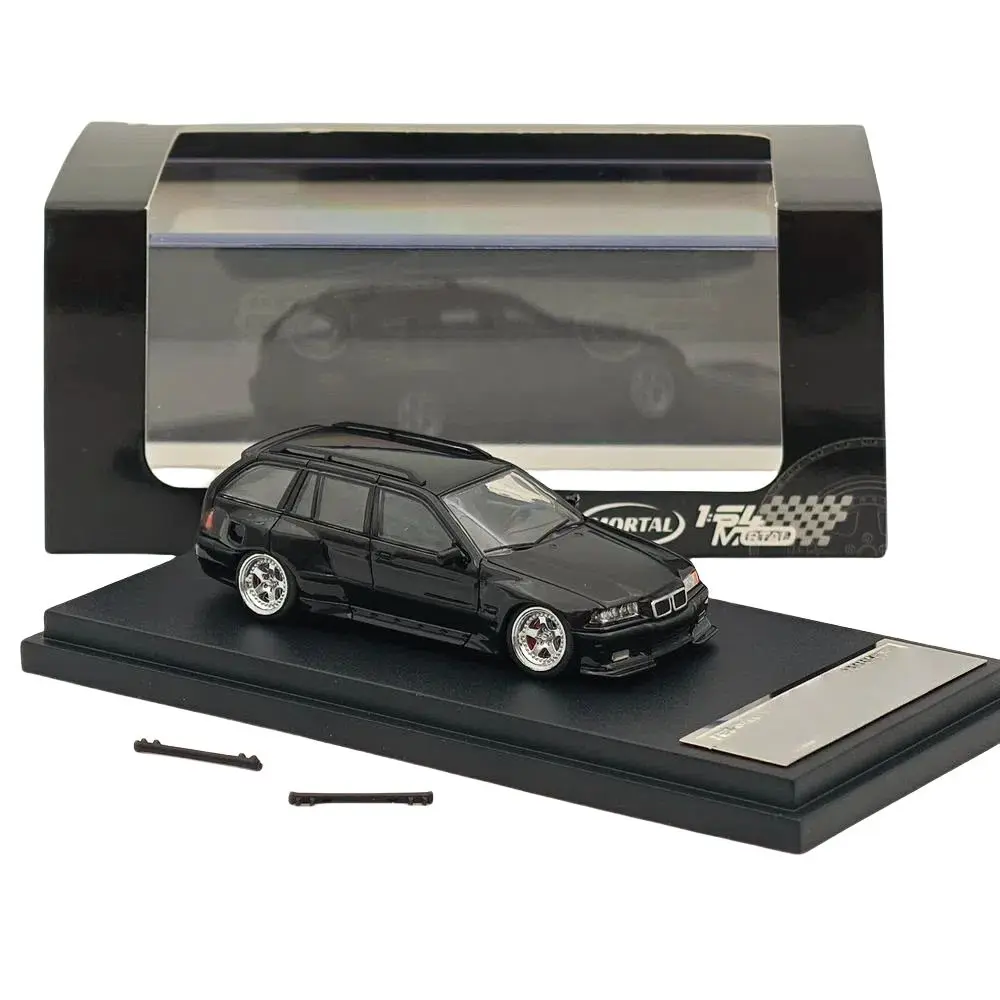 Mortal 1:64 per B2W E36 Touring Station Wagon Diecast Toys Modelli di auto Collezione di hobby Regali Edizione limitata