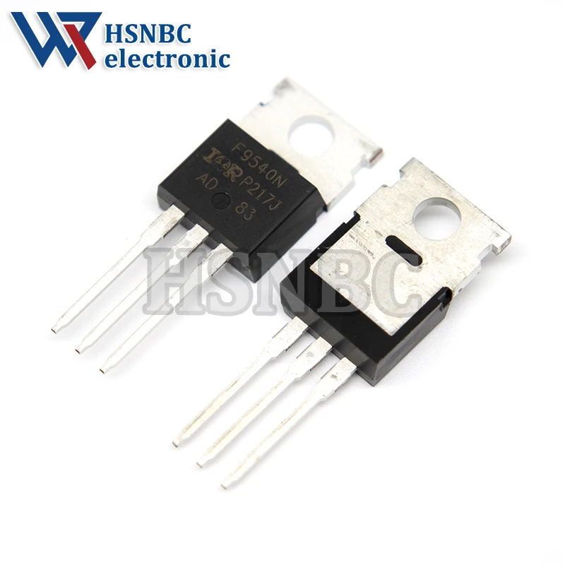 10PCS IRF9540NPBF IRF9540N F9540N IRF9540 TO-220 23A 100V P-Channel Power MOSFET Transistor 100% New Original