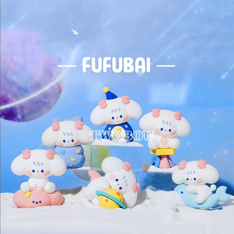 Fufu Dog Starry Sky Series Blind Box Toys Anime Figure Doll Cute Desktop Model Mystery Box Kawaii Office Decoration Girls Gift