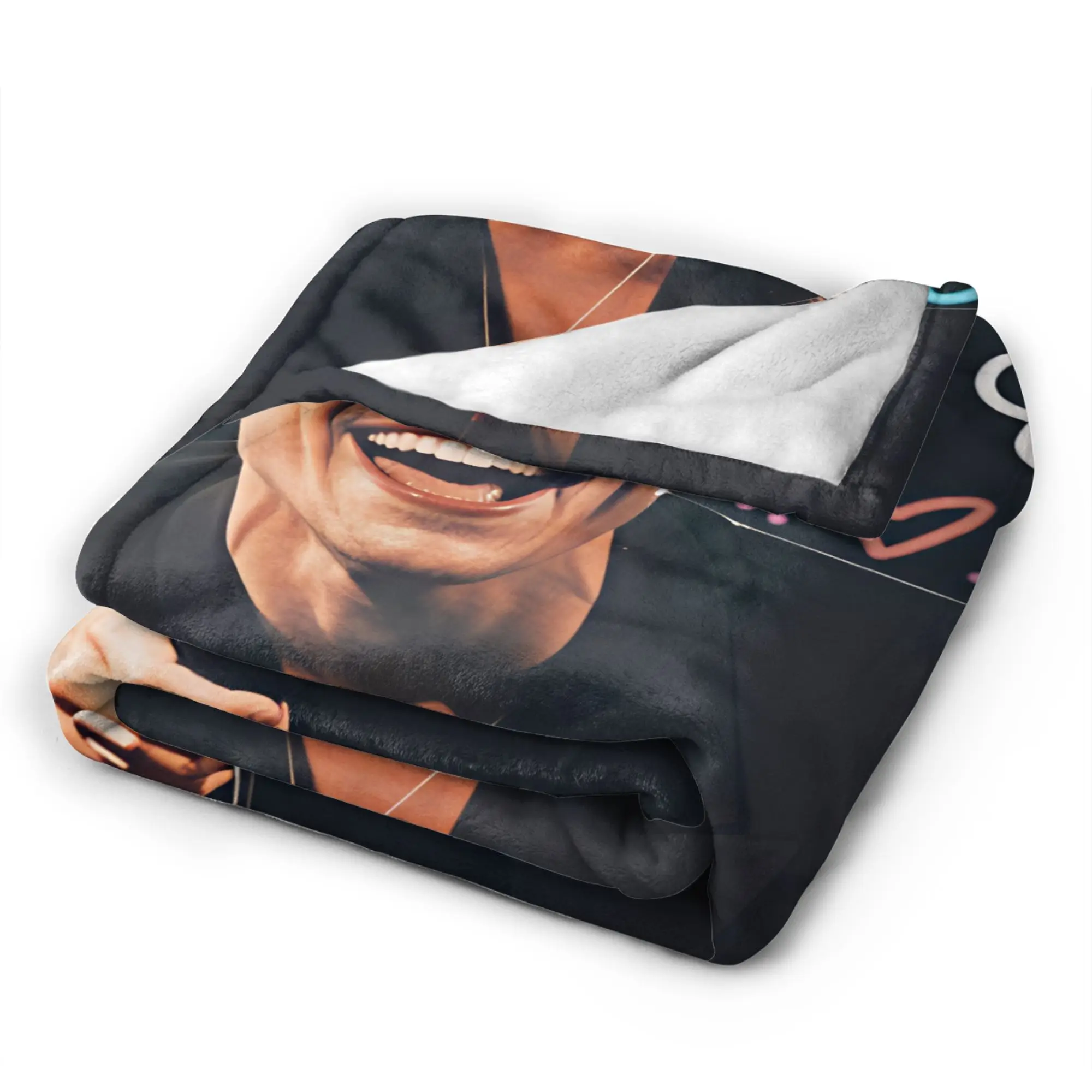 Harrys S-Styles Kiss Al the Time Flannel Blankets Adults  Warm Throw Blanket Winter Home Decor Bedspread Sofa Bed Cover