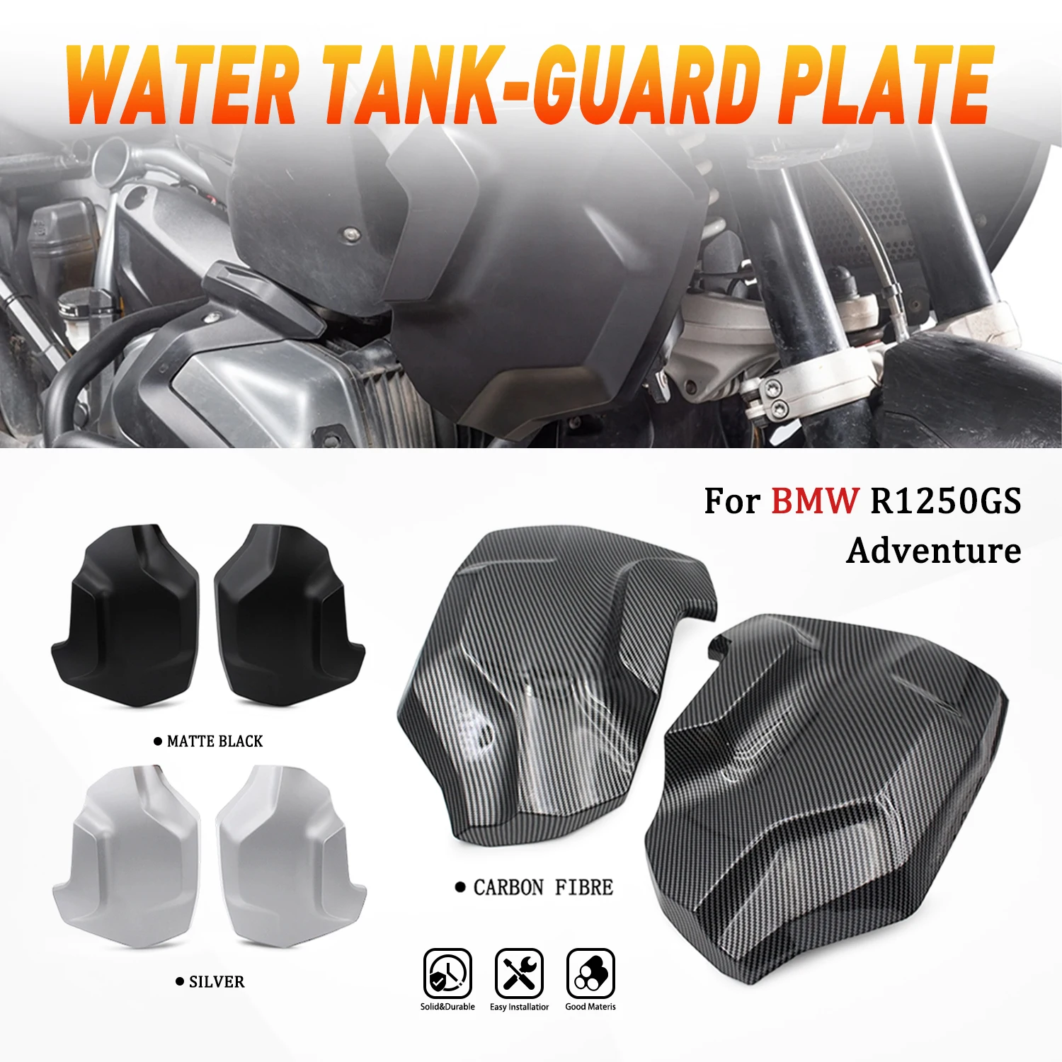 Couvercle de carénage latéral pour protection de radiateur avant, pour BMW R1250GS Adventure R 1250 GS ADV GSA 2018 2019 2020 2021 2022 2023