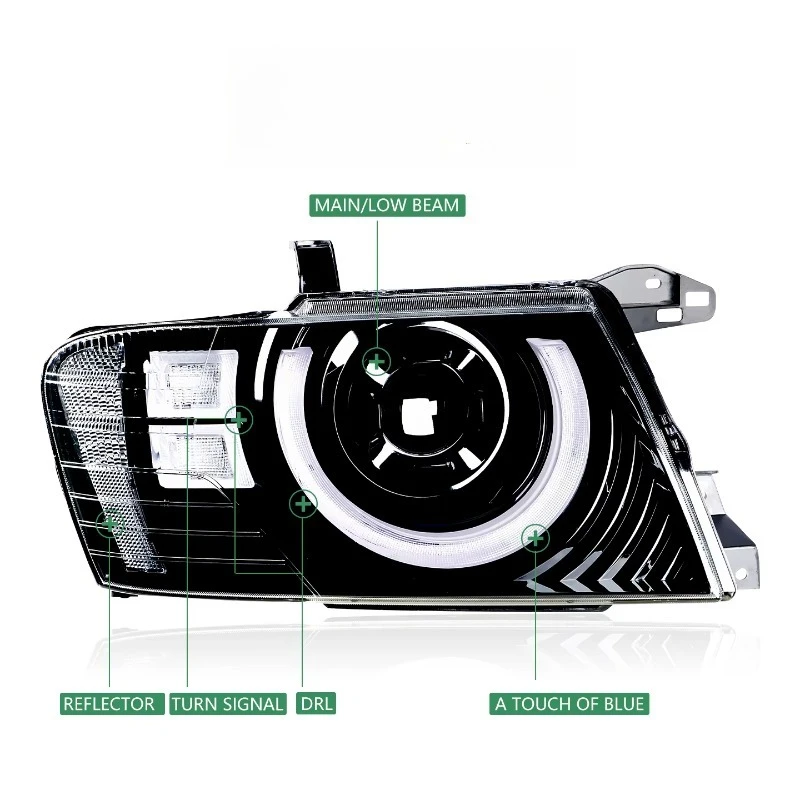LED Headlights for V73 2004-2011 Upgrade Modify Headlight Assembly Plug and Play