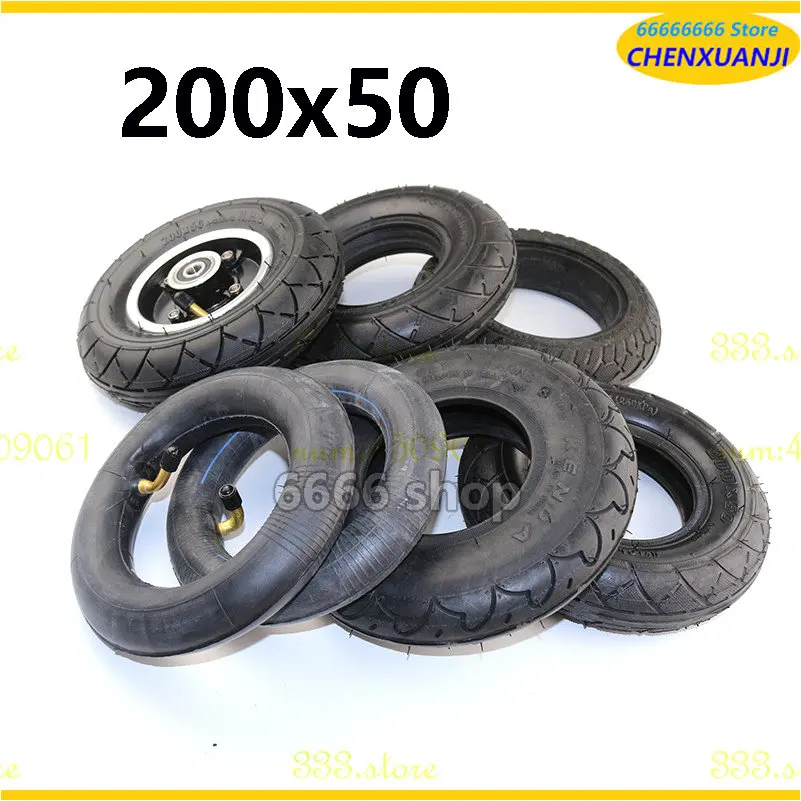 8 Inch Folding Electric Scooter Outer Tire Inner Tubes 200X50 Solid Wheel Tyre for Razor Scooter E-Scooter 8z1173 Kugoo