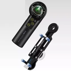 10X Shadowless LED Magnifier Achromatic Jewelry Loupe Antique Diamond Gemstone Watch Identification Instruments With phone clamp