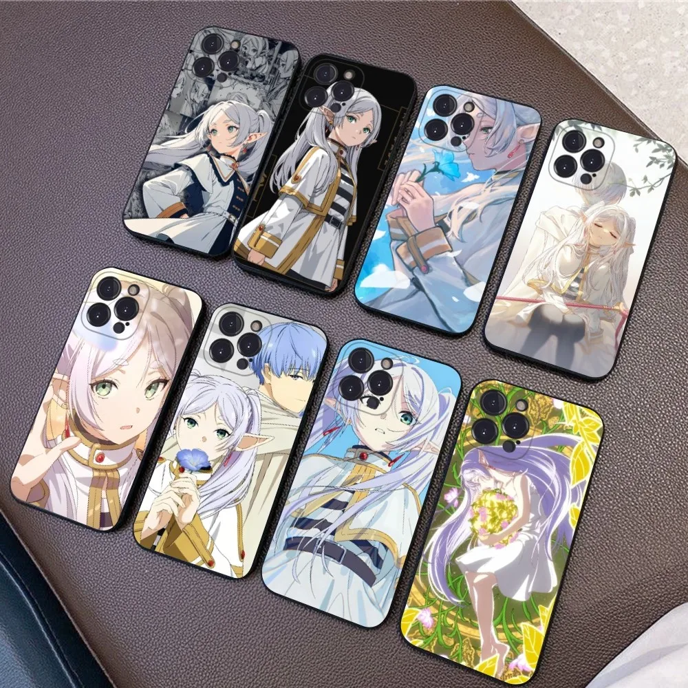 Anime Frieren Beyond Journeys End Phone Case For IPhone 15 8 7 6 6S Plus X SE 2020 XR XS 14 11 12 13 Mini Pro Max Mobile Case