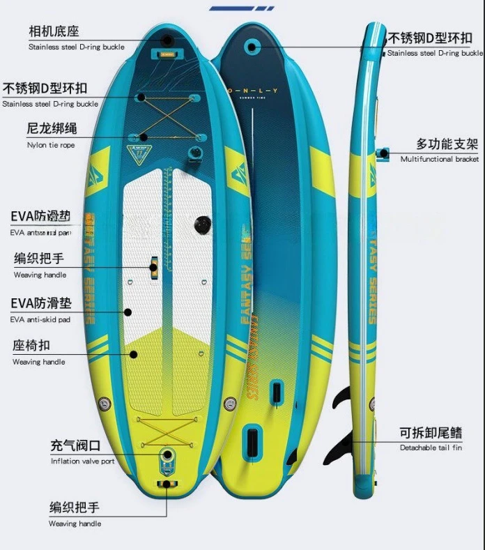 Stand Up Paddle Board SUP for Adults, Inflatable Paddle Board with Pump for ，SurfingInflatable Surfboard & Hydrofoil Board