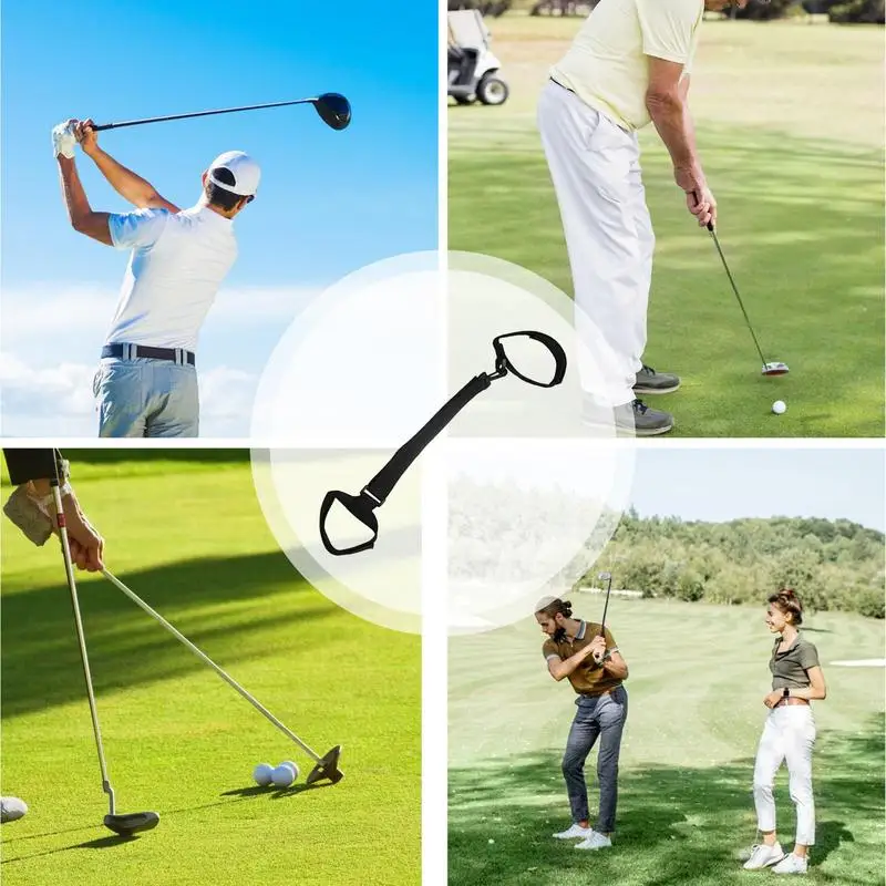 

Тренажер для ног для гольфа, ремень для тренировки свинга, корректор осанки, тренировочное оборудование, поддержка тренировок, портативный регулируемый гольф