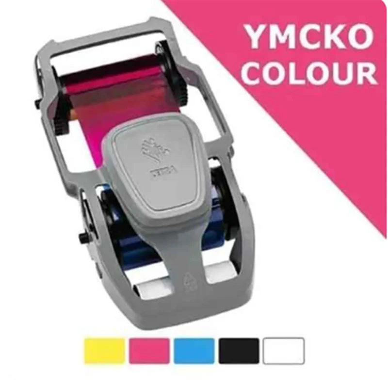 

Оригинальная лента Zebra 800300-250CN YMCKO (200 отпечатков) 100% натуральная цветная лента для принтера удостоверений личности серии Zebra ZC100/ZC300