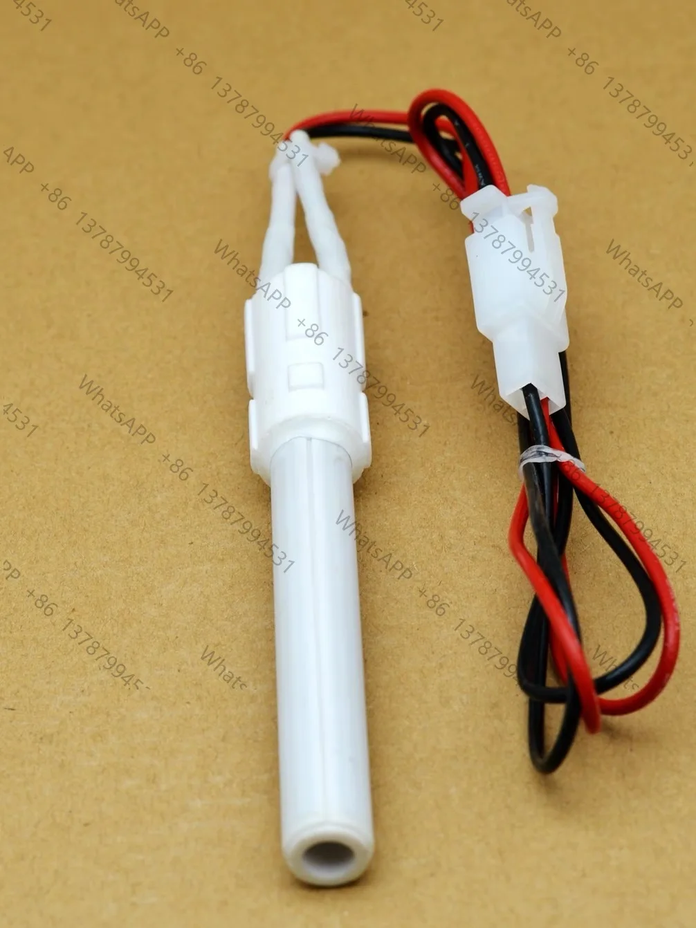 1PCS 220V Ceramic Igniter Ceramic Heating Tubespark plug for pellet stove10.5*6*100mm 300W pellet stove ignitor black