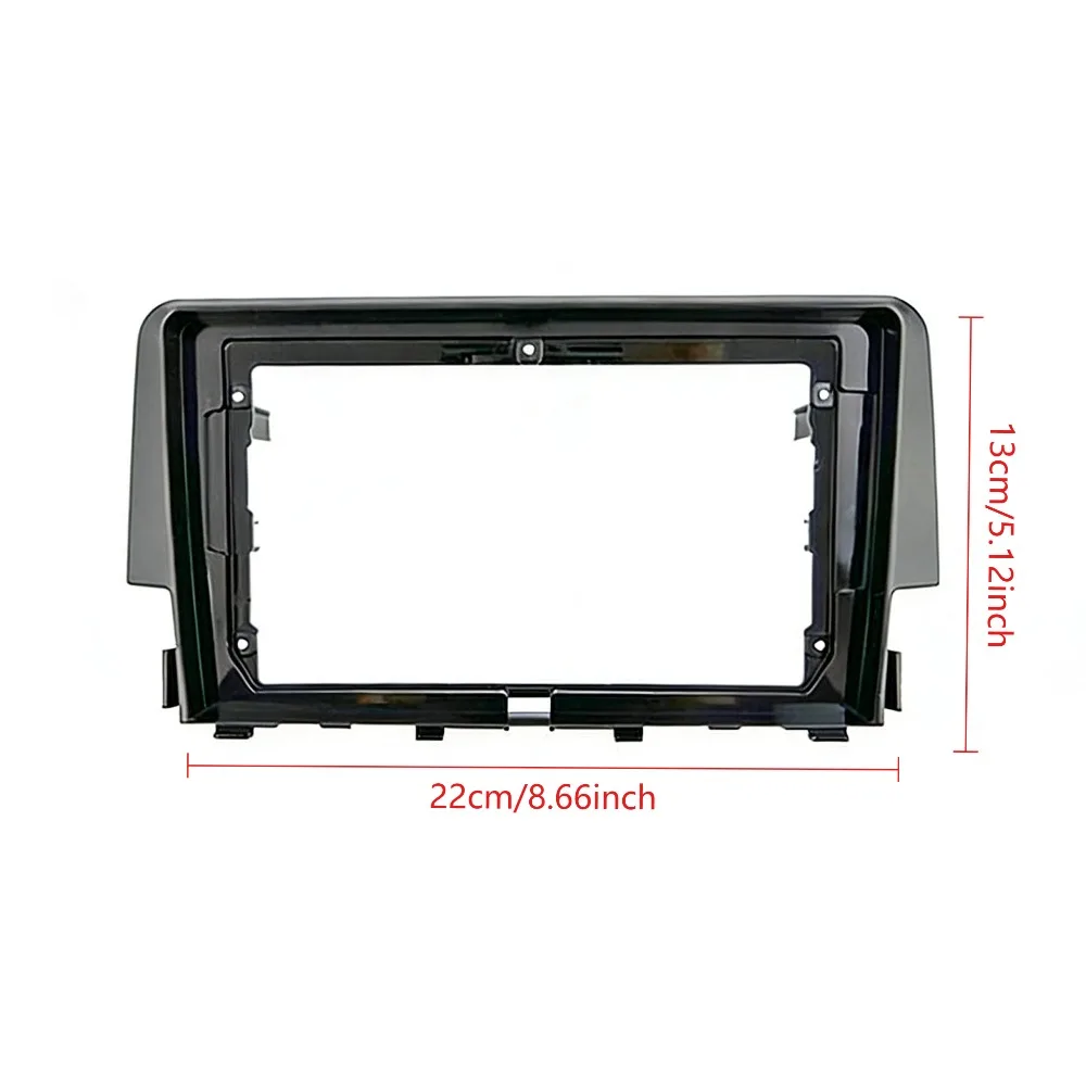 Car Fascia For Honda Civic 2016-2020 9-inch Central Control Navigation Frame Versatile Frame Stereo Audio Panel