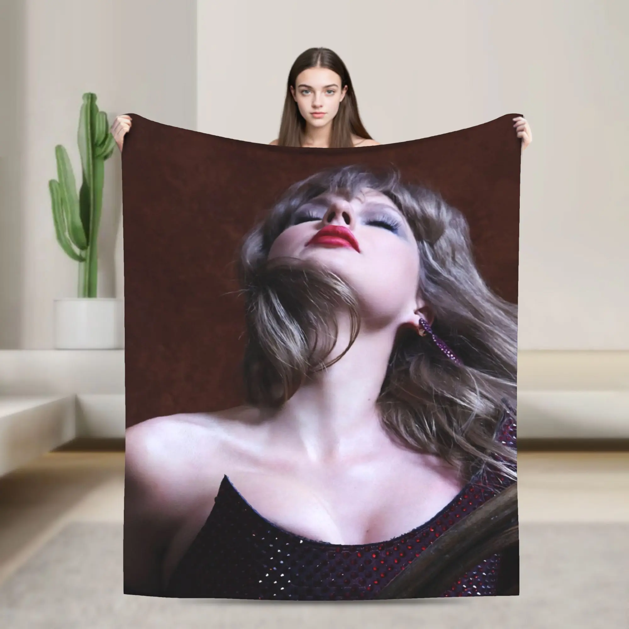 The Life of A Showgirl Soft Blanket  Travel Office Plush Throw Blanket Aesthetic Bedroom Flannel Bedspread Sofa Bed Cover