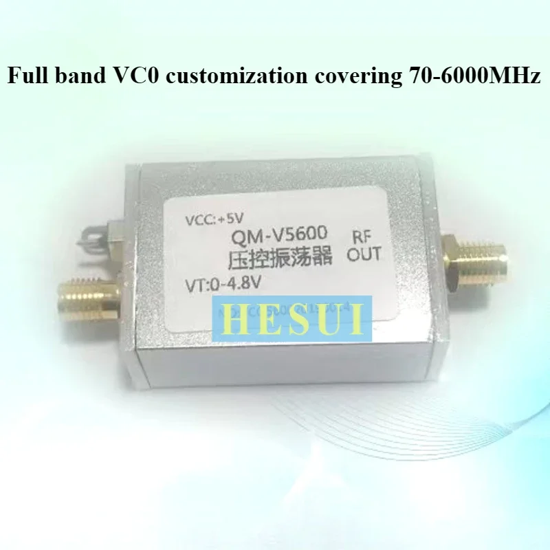 RF VCO voltage controlled oscillator 5700MHz Point frequency sweep frequency signal source Radar frequency modulation module