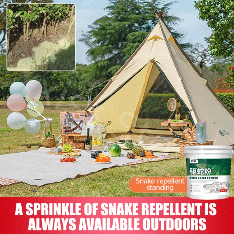 500g Wilderness Survival, Outdoor Hiking Snake-proof Powder, Insect Repellent Granular Powder