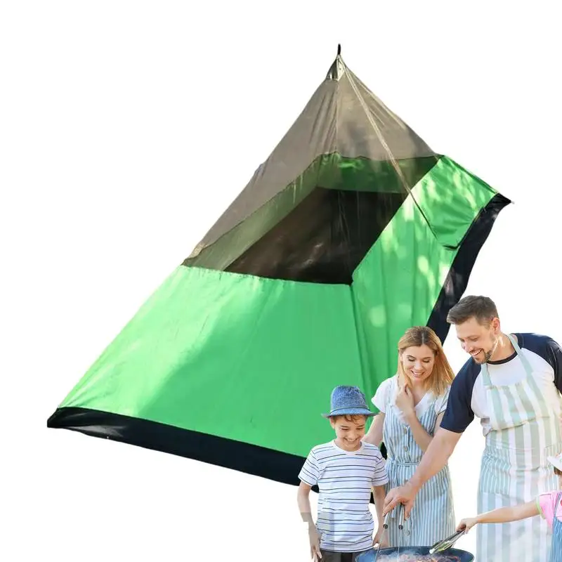 Camping Inner Tent Outdoor Ultralight Triangle Tents Inner Tent Rodless Portable Inner Teepee