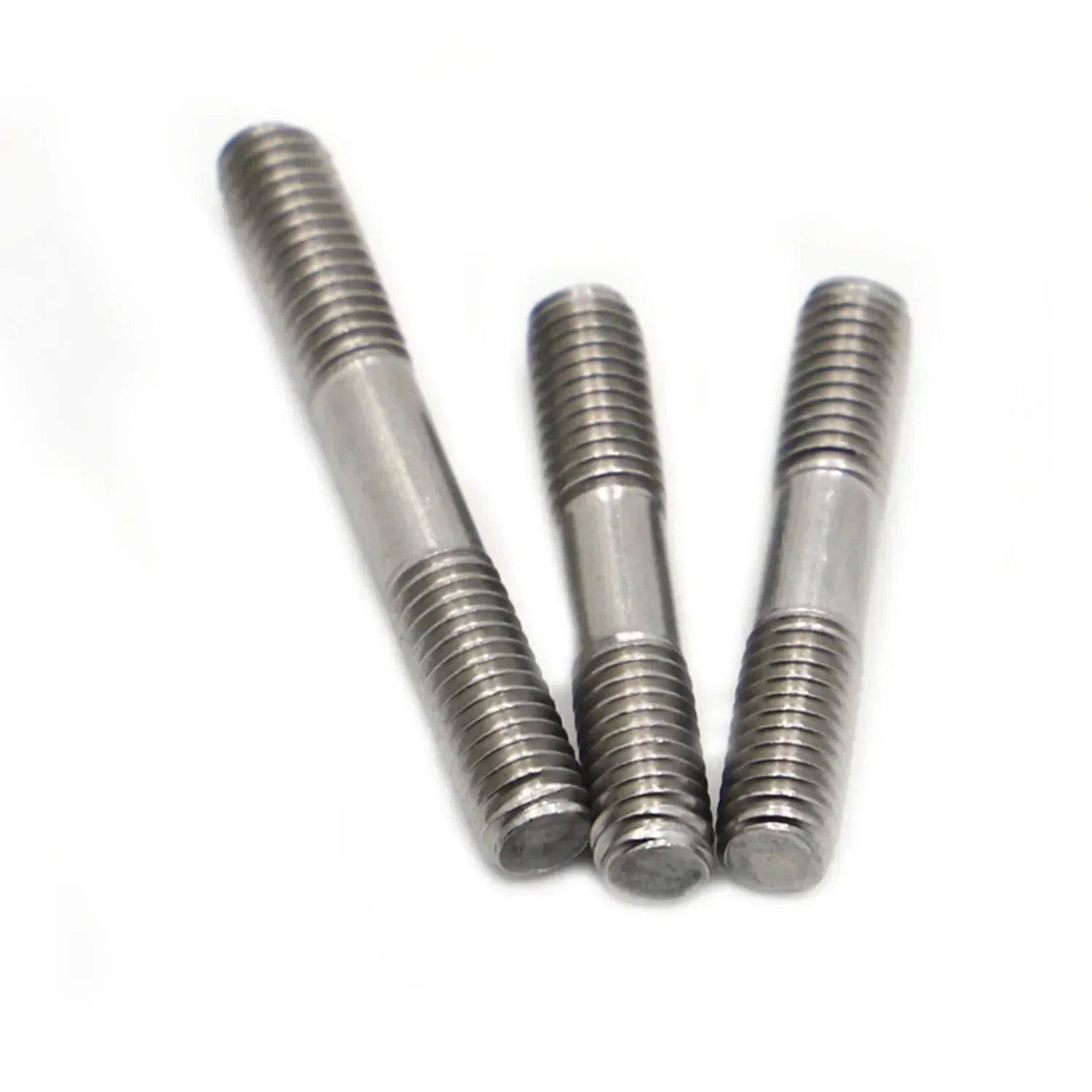 1-5pcs M3 M4 M5 M6 M8 M10 304 Rod Double Thread Stainless Steel Screw Stud Screw Rod Stud Bolt GB901