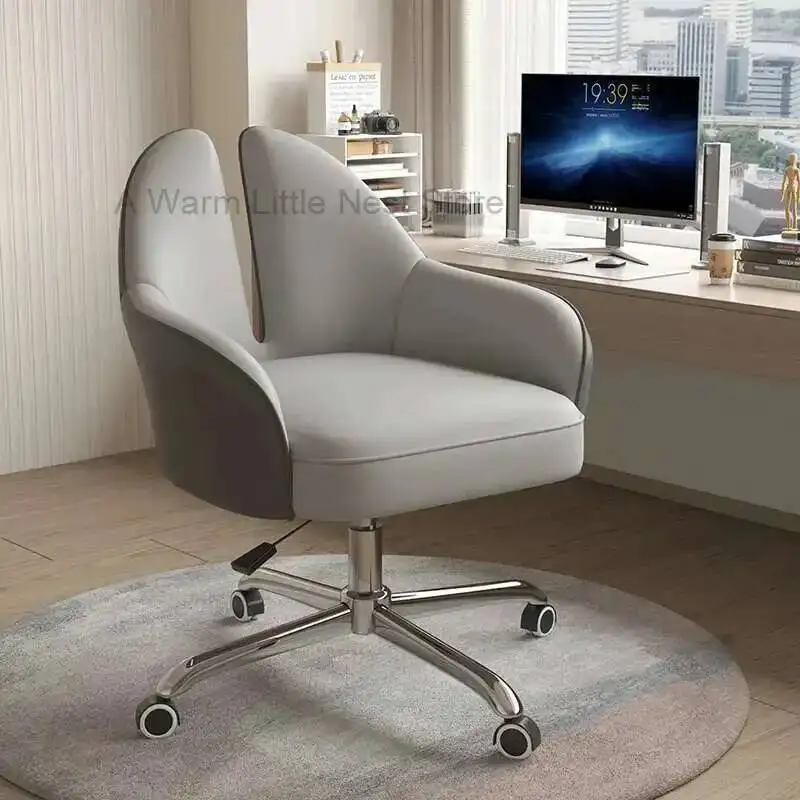 Mesa de oficina de diseño ejecutivo rodante, sillas de salón, silla de ordenador, escritorio, edredón, К mire Для Д®ма Sedia Ufficio