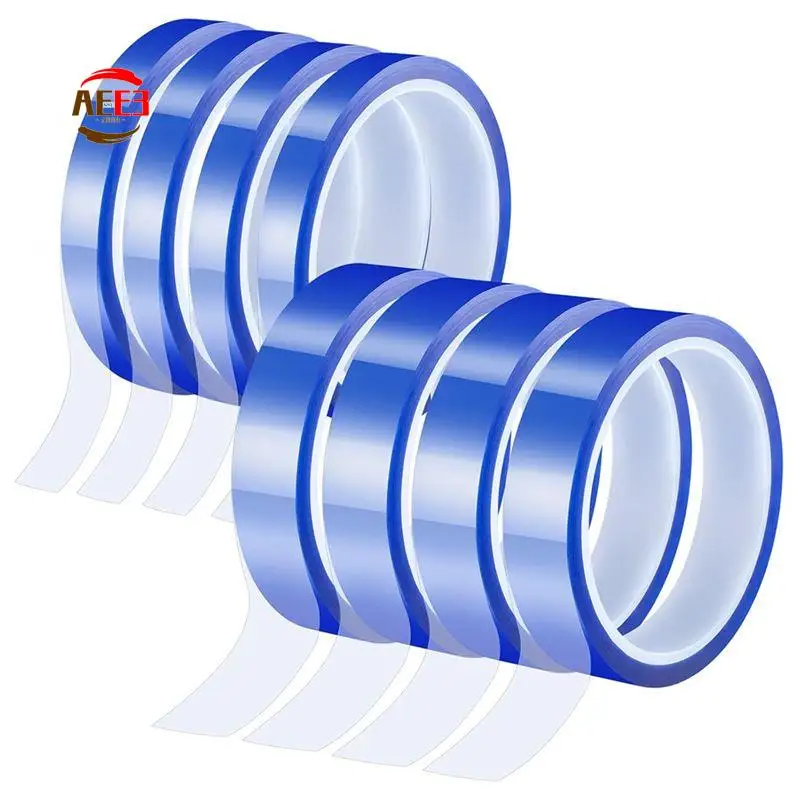 AEE3-8Rolls 10&20Mm Heat Resistant Tape, Heat Transfer Tape, For Heat Transfer Sublimation Press