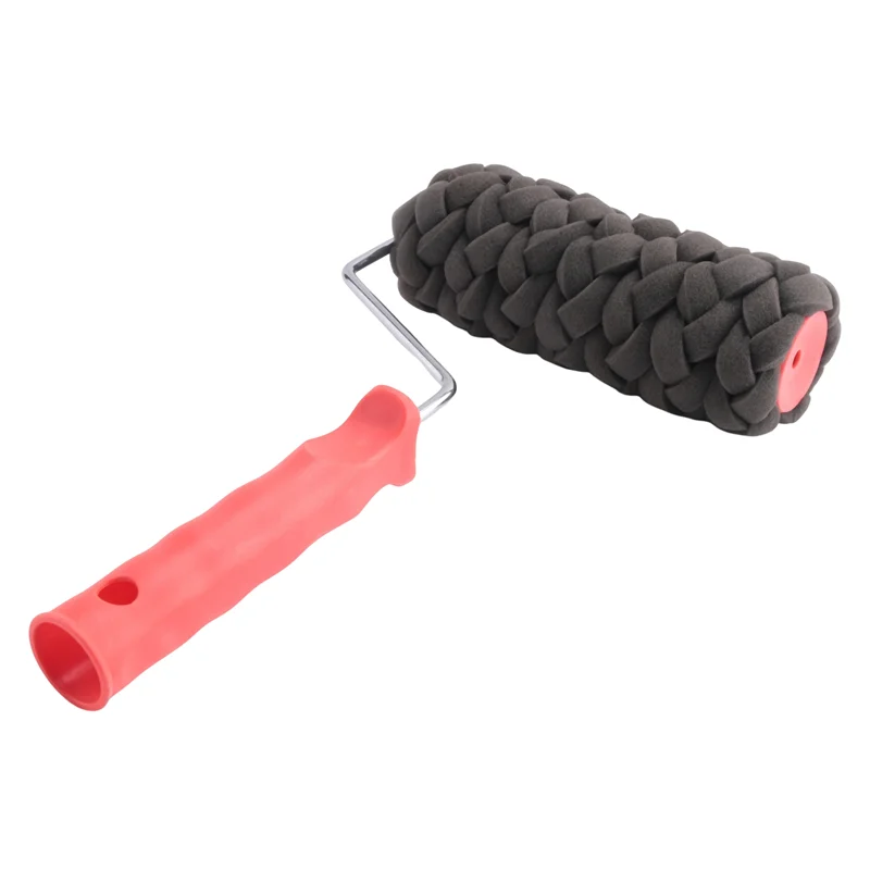 AA80-نمط رولة دهانات أداة حماية البيئة ختم اللوحة أدوات اسطوانة الزخرفية تقليد الحجر للجدار