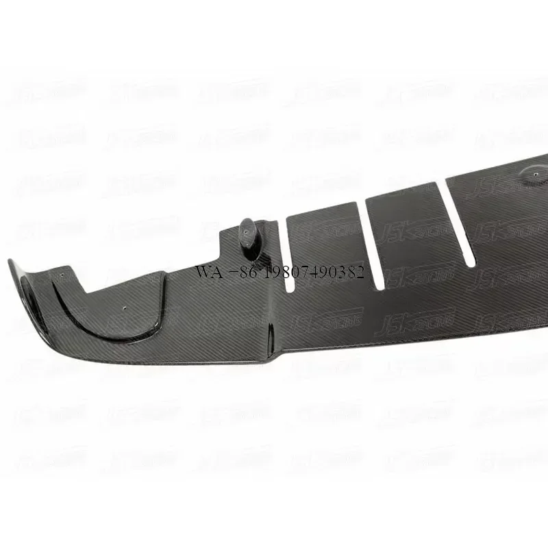 Wmwmnu Carbon Fiber Rear Diffuser Lip Plate for 458 Italia Spider Auto Veloce Style Body Kit Bumper Splitter Trim